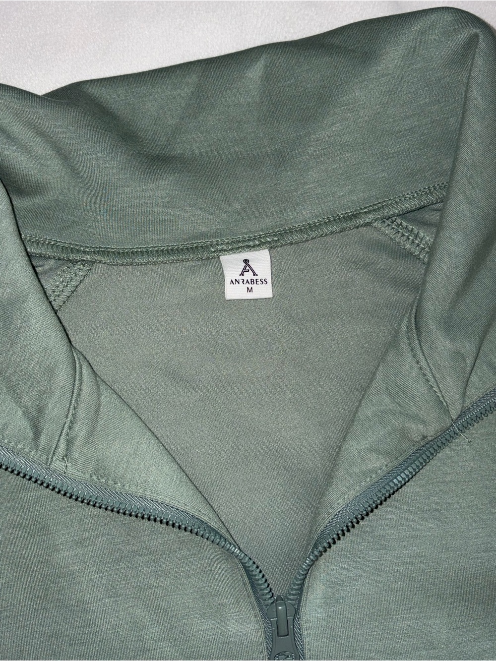 Anrabess Women's Pea Green Wide-Leg Lounge Set - Size M (052) - Picture 4 of 5
